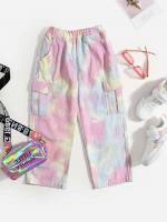  Cropped Multicolor Pocket Girls Clothing 1074