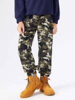 Long Camo Regular Fit Pocket Kids Clothing 1143