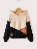 Long Sleeve Regular Hooded Girls Clothing 178