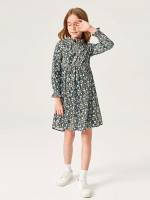 Long Sleeve Regular Fit Ditsy Floral Kids Clothing 524