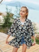 Floral  Long Girls Clothing 958