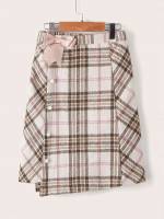  Wrap Plaid Girls Clothing 3244