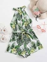 Sleeveless Boho Tropical Girls Clothing 7625