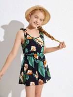  Tropical Boho Multicolor Girls Jumpsuits 4959