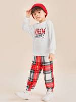 Christmas Regular Fit Toddler Boy Two-piece Outfits 5154