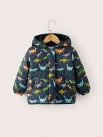 Oversized All Over Print Long Casual Kids Clothing 1202