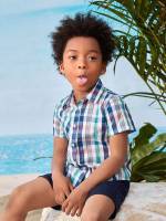  Tartan Casual Toddler Boys Clothing 8042