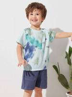  Tie Dye Toddler Boy Two-piece Outfits 579