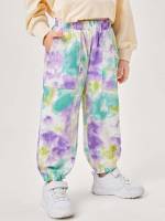  Tie Dye Long Multicolor Toddler Girls Bottoms 7276