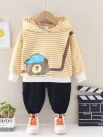  Hooded Long Sleeve Multicolor Kids Clothing 2308