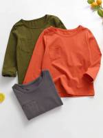 Pocket  Plain Kids Clothing 4959