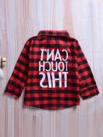  Plaid Pocket Multicolor Kids Clothing 928