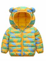 Cute Regular Cartoon Regular Fit Toddler Boys Outerwear 8726