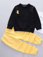  Long Sleeve Cartoon Toddler Boy Two-piece Outfits 9773