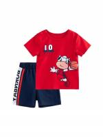  Short Sleeve Casual Multicolor Toddler Boys Clothing 9155