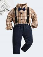  Plaid Bow Multicolor Toddler Boys Clothing 9390