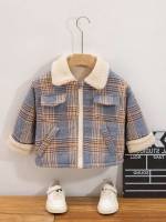  Pocket Collar Long Sleeve Toddler Boys Outerwear 5487