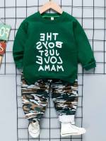 Long Sleeve  Camo Toddler Boys Clothing 9371