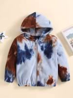 Long Sleeve Hooded Multicolor Toddler Boys Outerwear 298