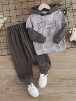 Casual Letter Regular Fit Kids Clothing 747