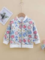  Stand Collar Long Sleeve Regular Kids Clothing 854