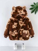  Cute Multicolor Hooded Toddler Girls Clothing 4432