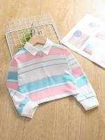 Long Sleeve Regular Fit Casual Toddler Girls Tops 979