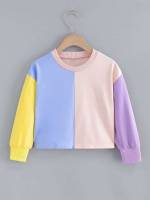  Colorblock Long Sleeve Kids Clothing 6936