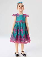 Regular Fit Glamorous Multicolor Toddler Girls Clothing 269