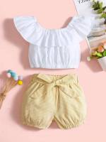 Multicolor Cute Round Neck Kids Clothing 4197