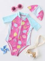 Multicolor  Cute Toddler Girls Clothing 5322