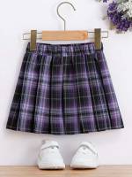 Tartan Preppy Lace Up Kids Clothing 6660