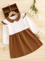 Cute Short Ruffle Long Sleeve Toddler Girls Clothing 997