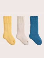  Multicolor Plain Kids Socks  Tights 537