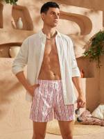  Vacation Drawstring Men Beach Shorts 5219