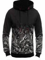 Long Sleeve Street Hooded Drawstring Men Hoodies  Sweatshirts 7915