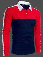 Regular Long Sleeve Regular Fit Men Tops 1672