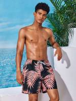 Vacation Drawstring Men Swimwear 6450