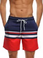  Multicolor Vacation Men Swimwear 3709