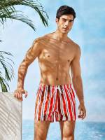  Drawstring  Men Swimwear 8478