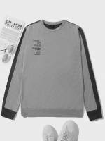  Colorblock Casual Regular Men Hoodies  Sweatshirts 721