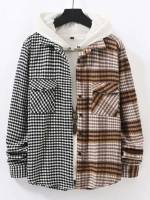 Collar Plaid Regular Fit Regular Men Outerwear 1725