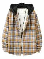 Multicolor Plaid Regular Fit Men Outerwear 2570