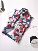 Street Collar Regular Tie Dye Men Clothing 5051