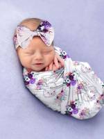  Multicolor Floral Bow Baby  Mom 5957