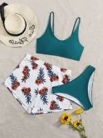  Boho Floral Plus Size Bikini Sets 231