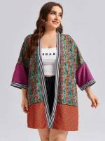   Short Plus Size Kimonos 8979