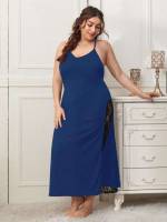  Sleeveless Multicolor Plus Size Nightgowns  Sleepshirts 524