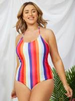   Halter Plus Size One-Pieces 6255