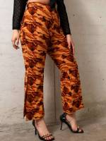  Tie Dye  Plus Size Pants 8186